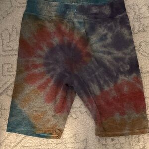 Sundry Multicolor Tie-Dye Shorts